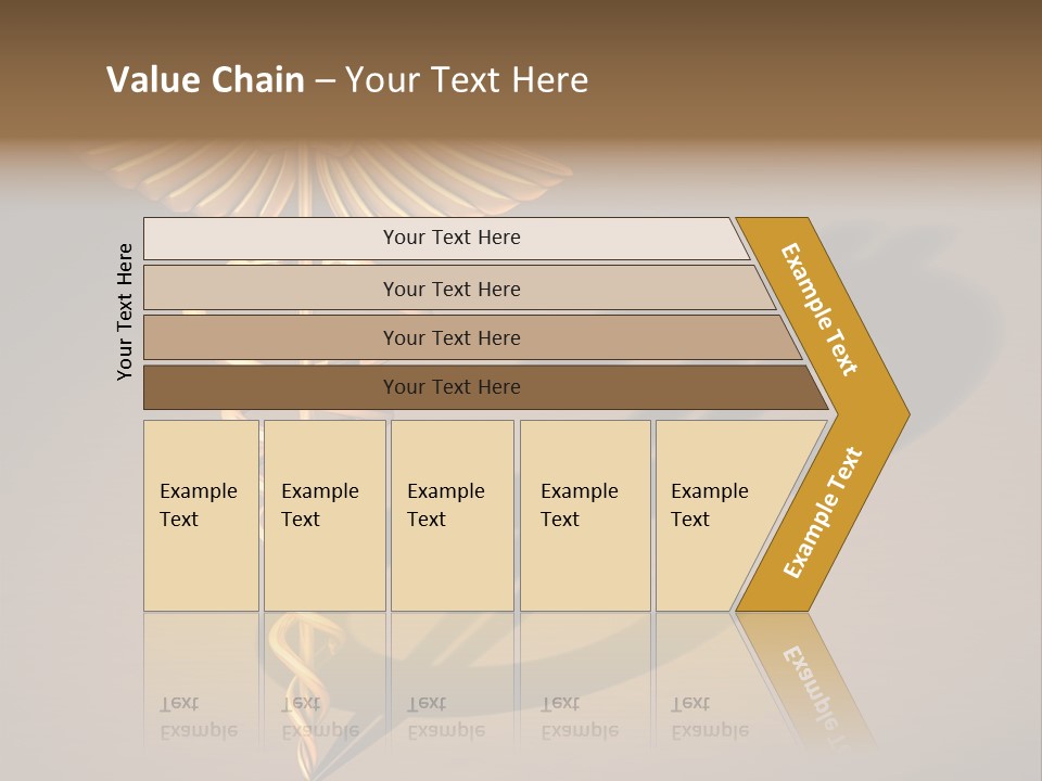 Sunset Caucasian Standing PowerPoint Template