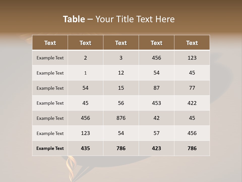 Sunset Caucasian Standing PowerPoint Template