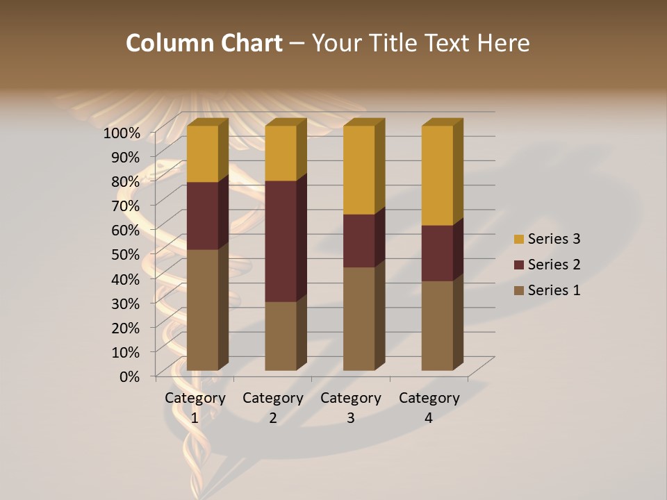 Sunset Caucasian Standing PowerPoint Template