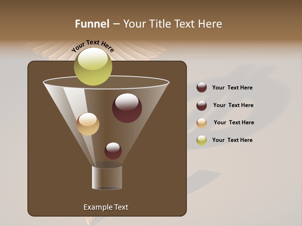 Sunset Caucasian Standing PowerPoint Template