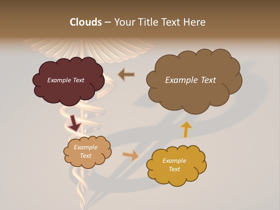 Sunset Caucasian Standing PowerPoint Template
