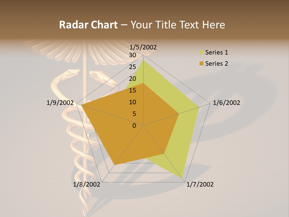 Sunset Caucasian Standing PowerPoint Template