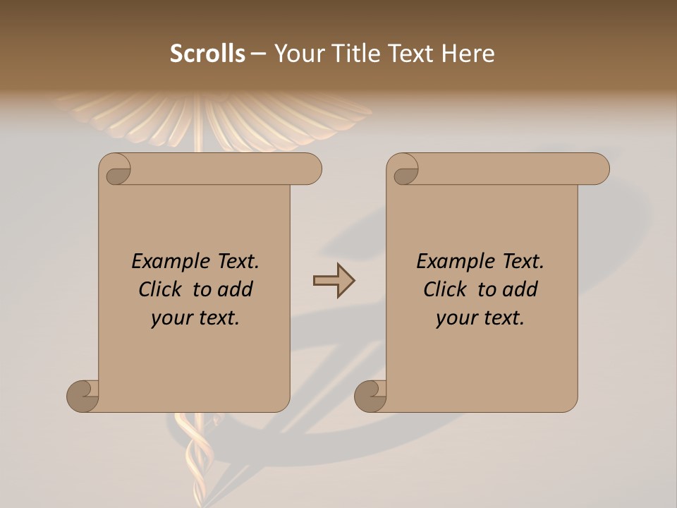 Sunset Caucasian Standing PowerPoint Template
