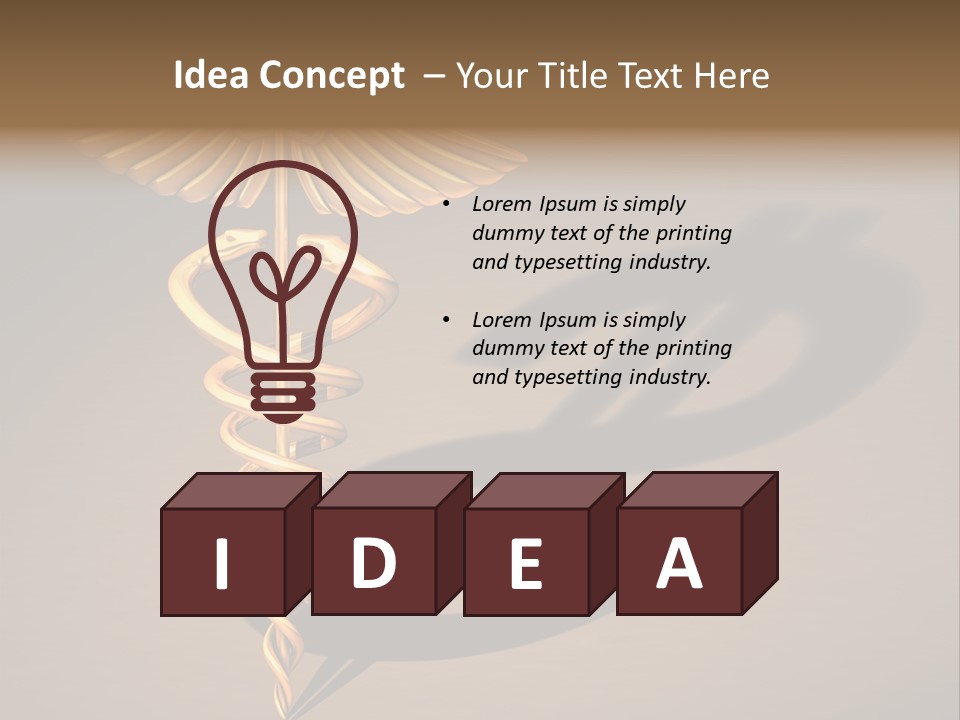 Sunset Caucasian Standing PowerPoint Template