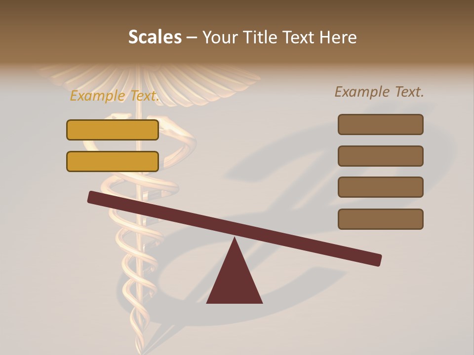 Sunset Caucasian Standing PowerPoint Template