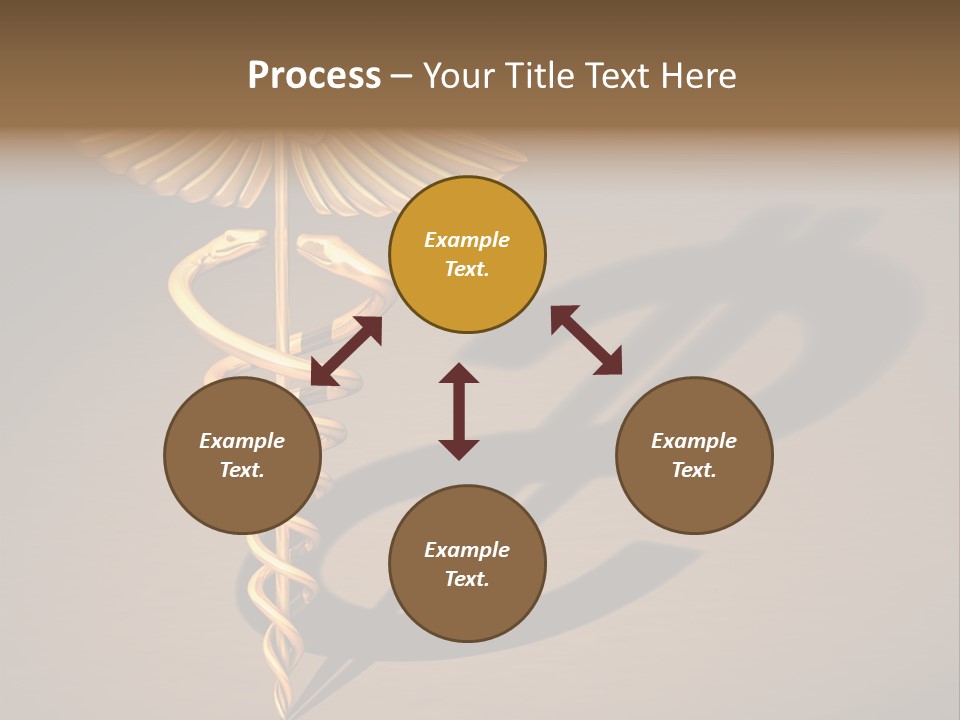 Sunset Caucasian Standing PowerPoint Template