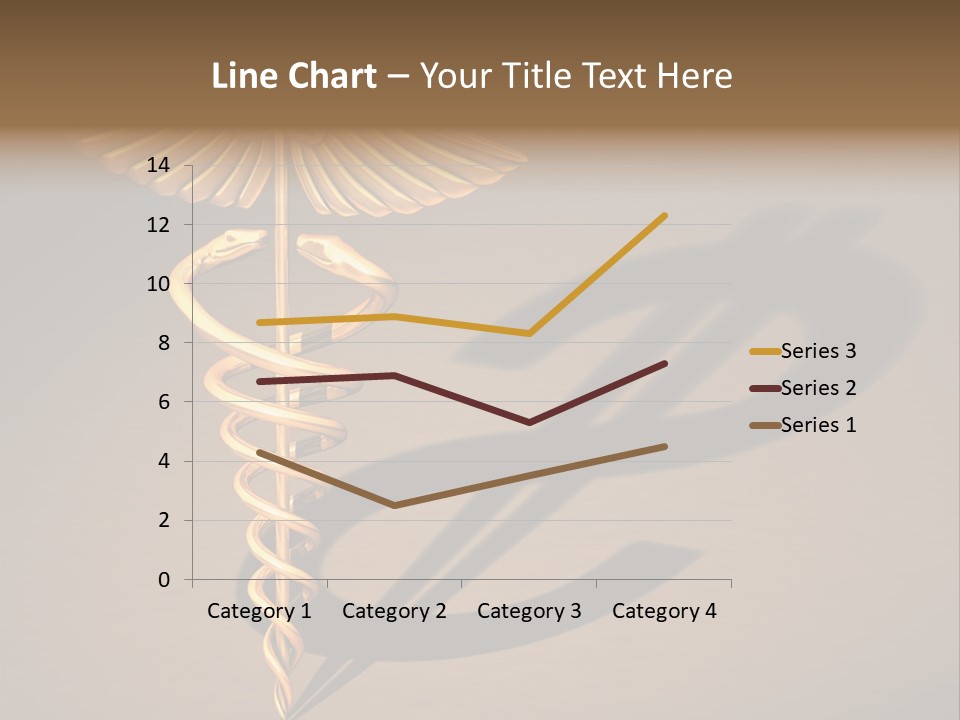 Sunset Caucasian Standing PowerPoint Template