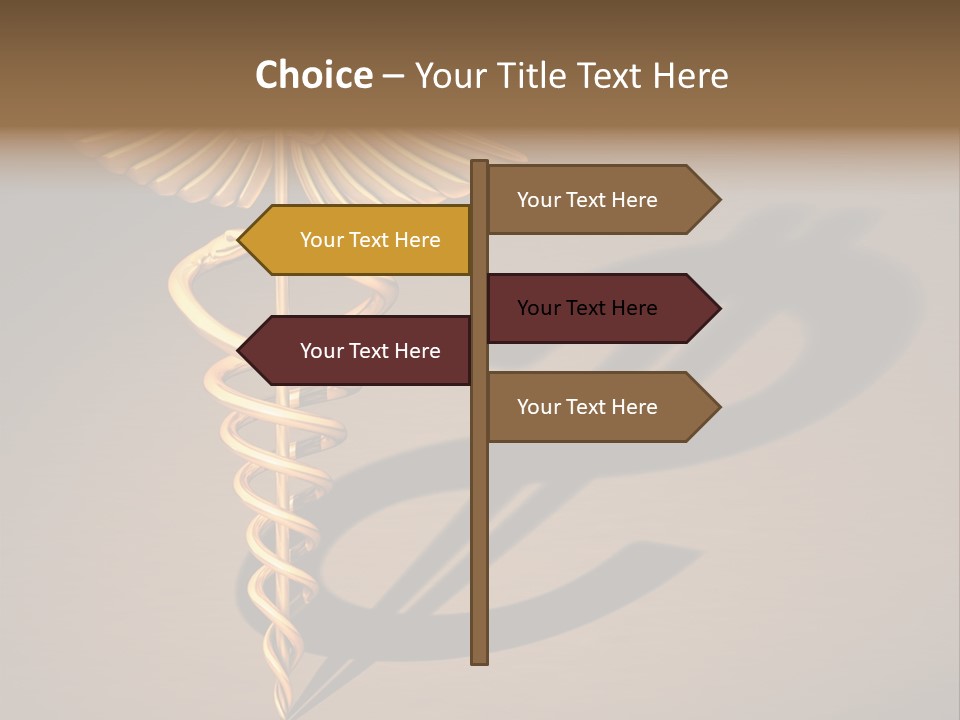 Sunset Caucasian Standing PowerPoint Template