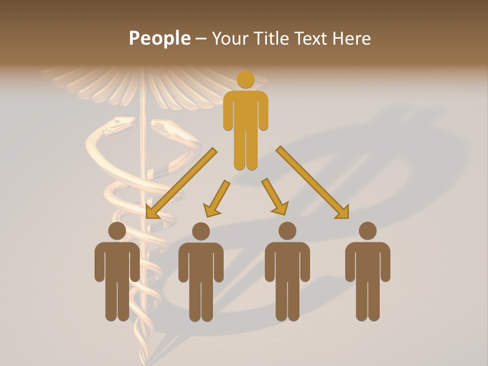 Sunset Caucasian Standing PowerPoint Template