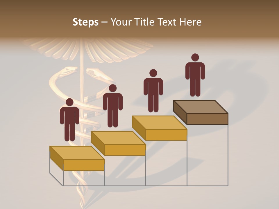 Sunset Caucasian Standing PowerPoint Template
