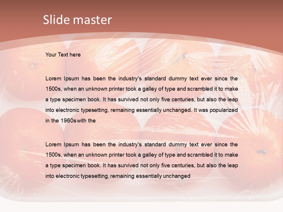 Peaceful Older Lifestyle PowerPoint Template