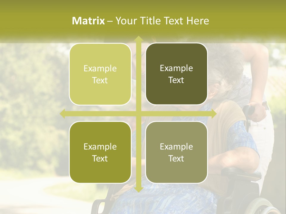 Woman Sad Older PowerPoint Template