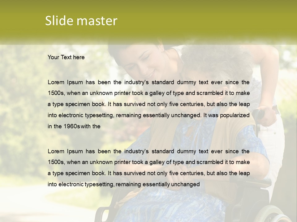 Woman Sad Older PowerPoint Template