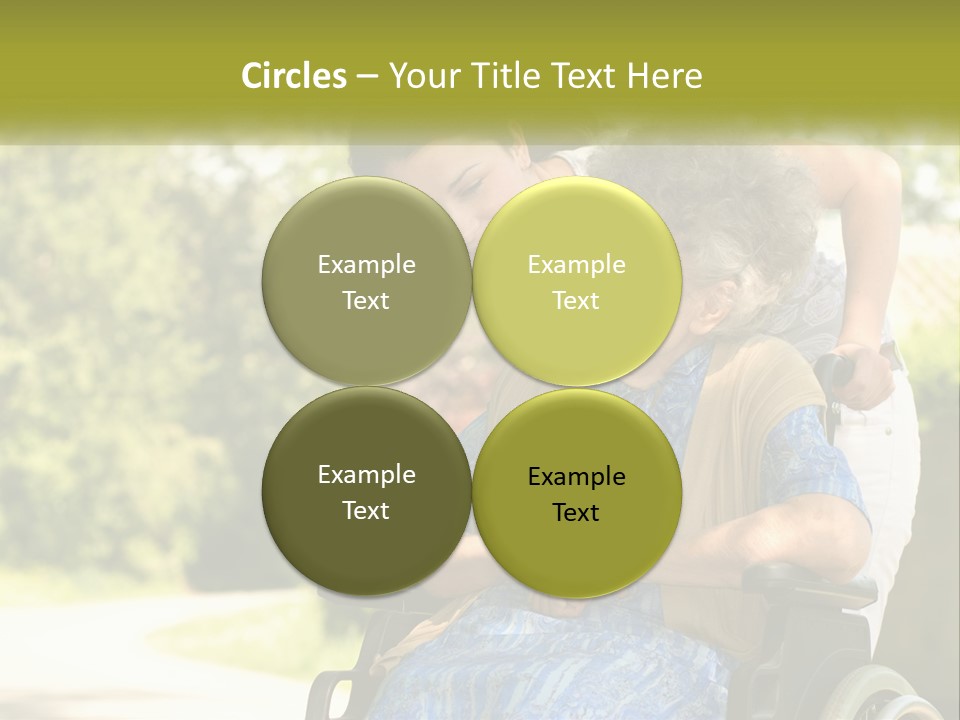 Woman Sad Older PowerPoint Template