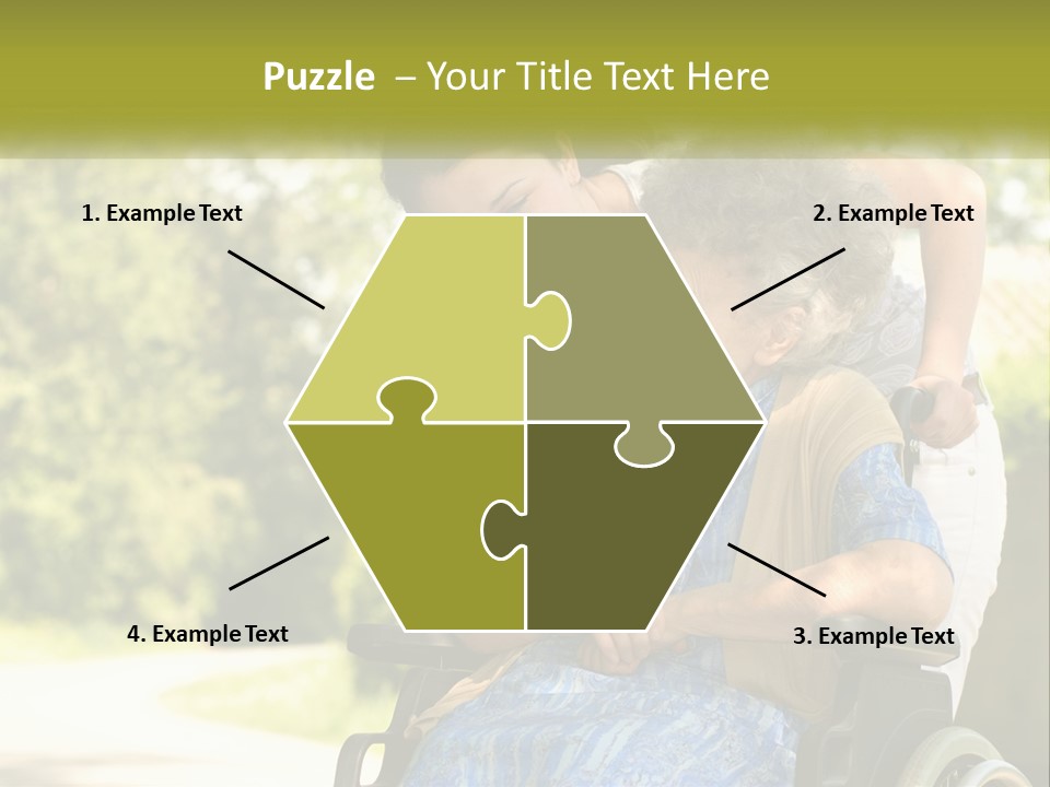 Woman Sad Older PowerPoint Template