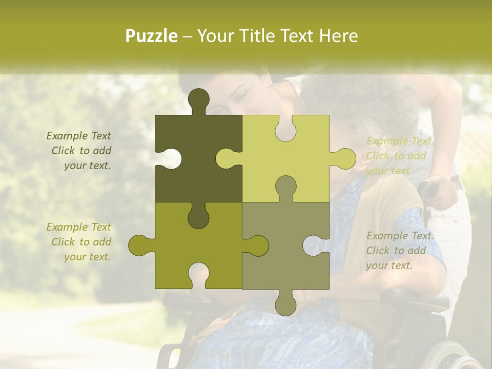 Woman Sad Older PowerPoint Template