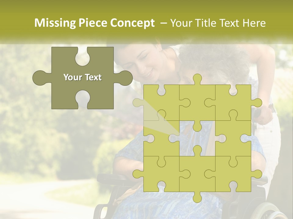 Woman Sad Older PowerPoint Template