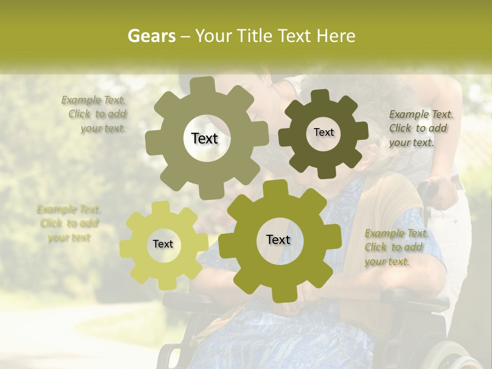 Woman Sad Older PowerPoint Template