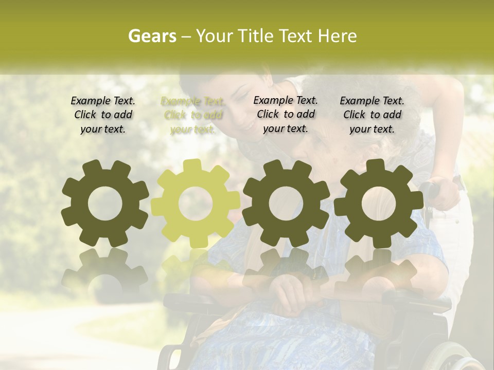 Woman Sad Older PowerPoint Template