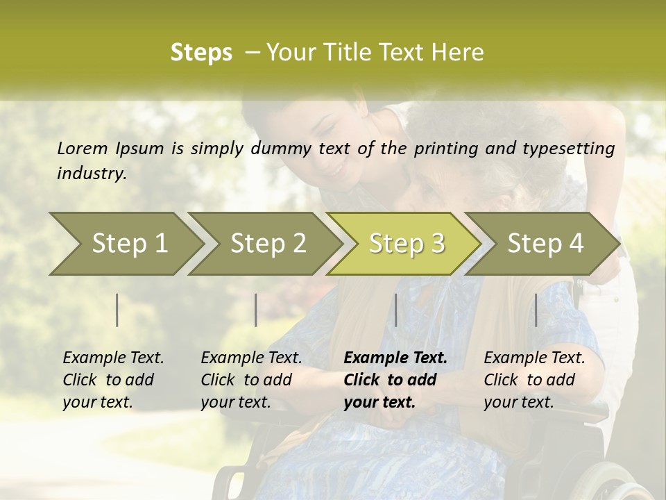 Woman Sad Older PowerPoint Template