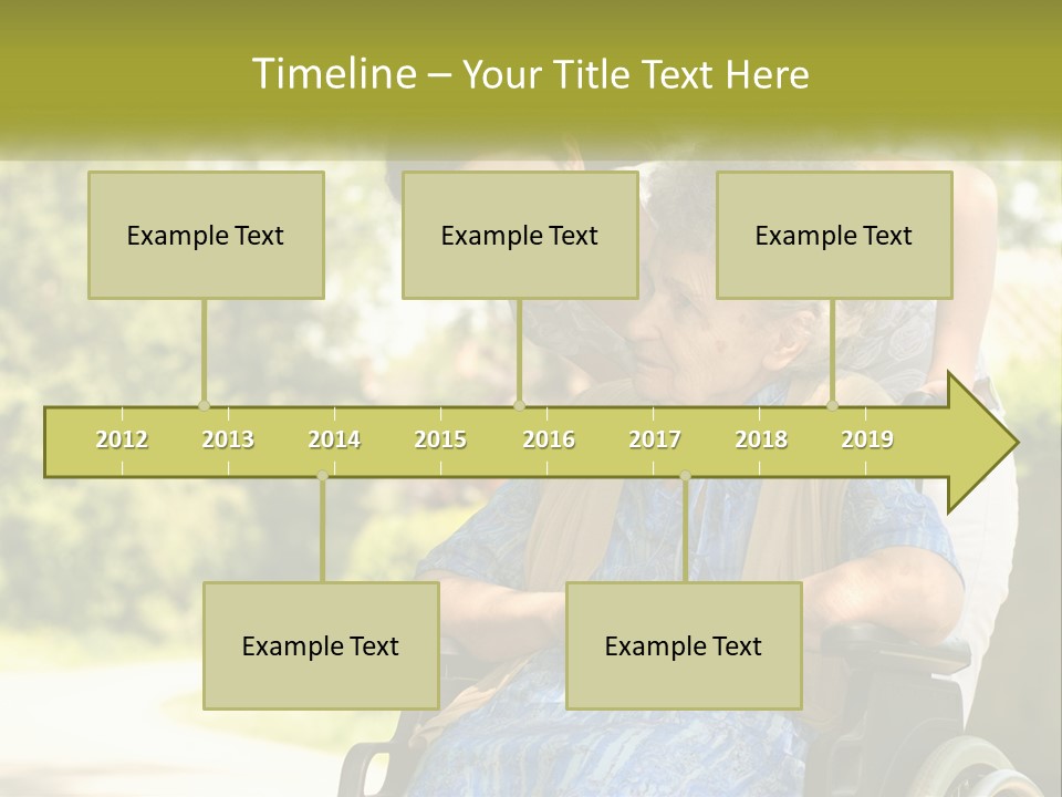 Woman Sad Older PowerPoint Template