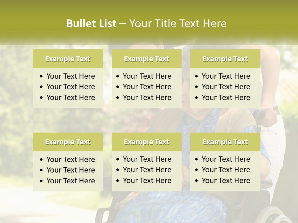 Woman Sad Older PowerPoint Template