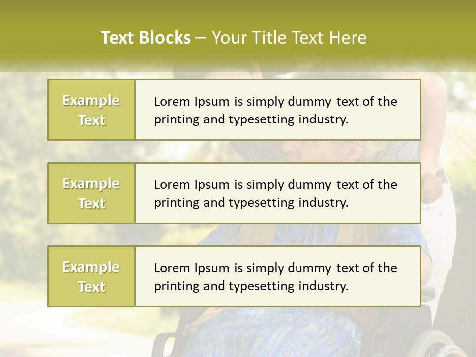 Woman Sad Older PowerPoint Template
