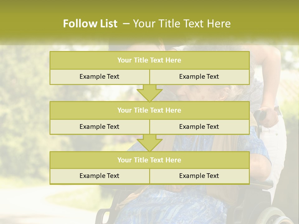 Woman Sad Older PowerPoint Template