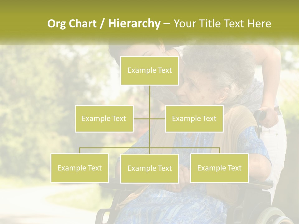 Woman Sad Older PowerPoint Template