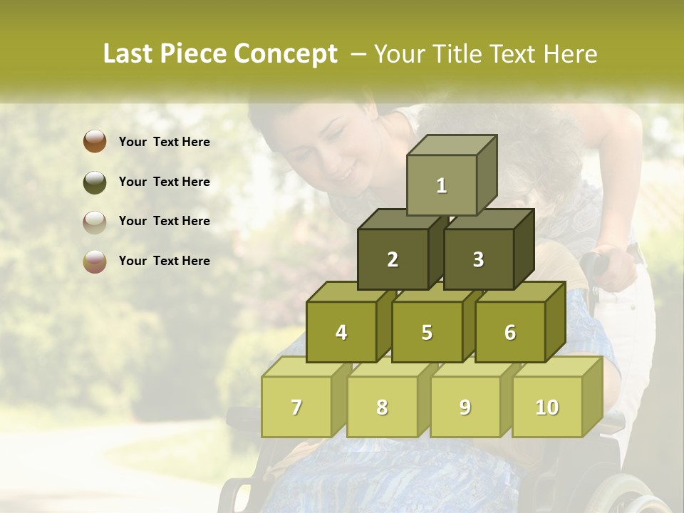 Woman Sad Older PowerPoint Template