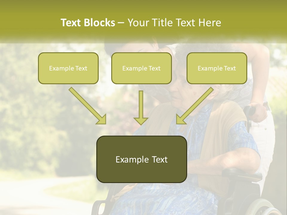 Woman Sad Older PowerPoint Template