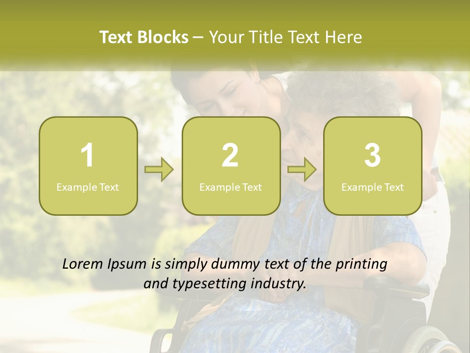Woman Sad Older PowerPoint Template