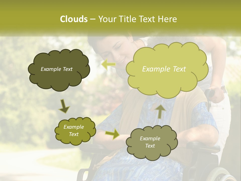 Woman Sad Older PowerPoint Template