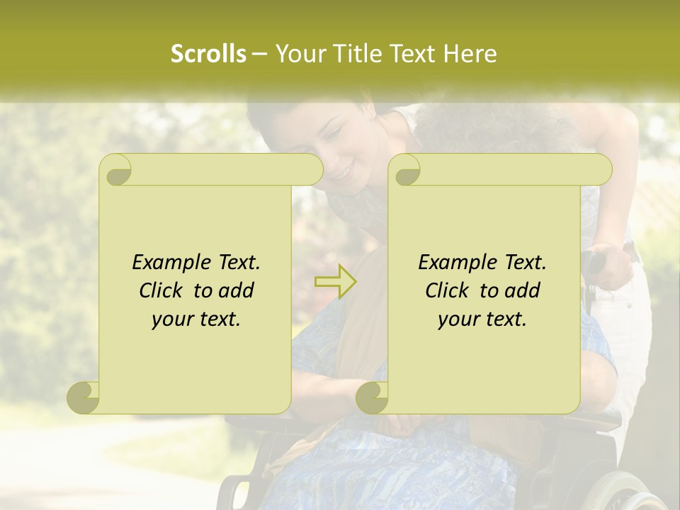Woman Sad Older PowerPoint Template