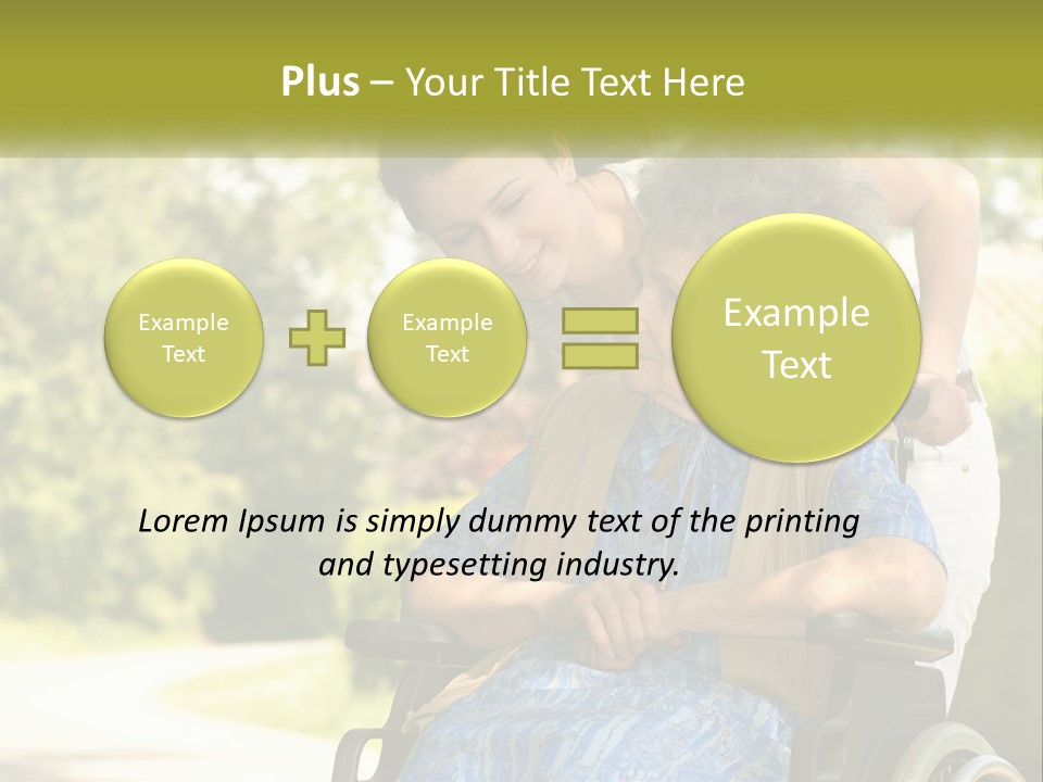 Woman Sad Older PowerPoint Template