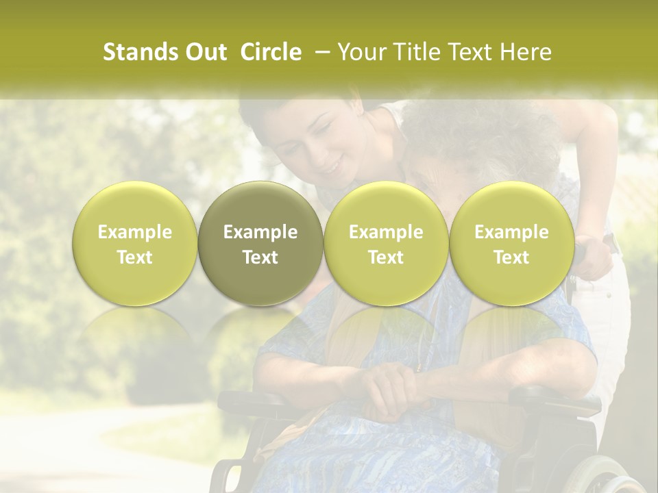 Woman Sad Older PowerPoint Template