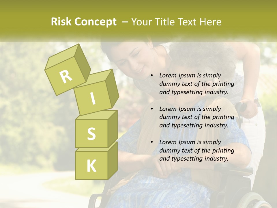 Woman Sad Older PowerPoint Template