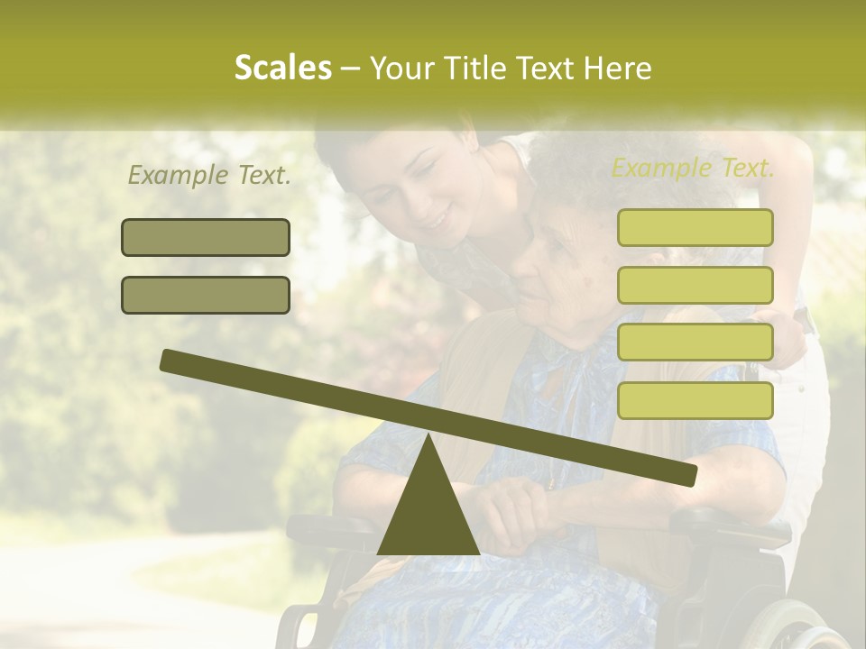 Woman Sad Older PowerPoint Template