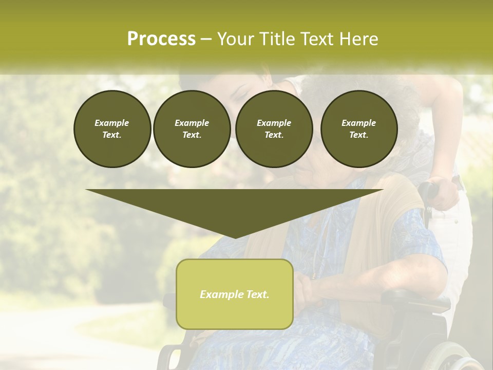 Woman Sad Older PowerPoint Template