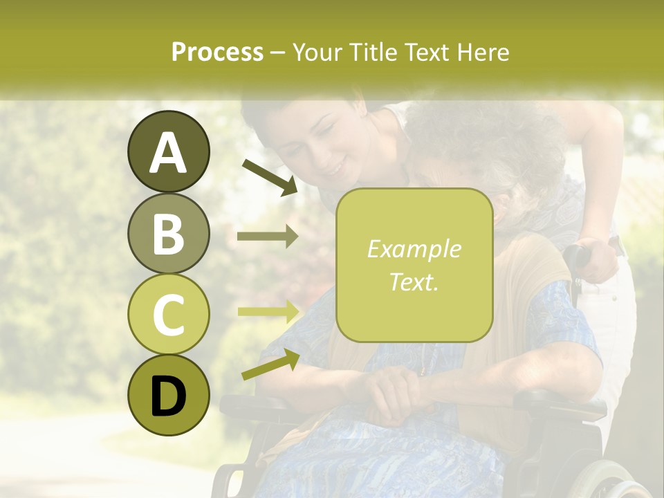 Woman Sad Older PowerPoint Template