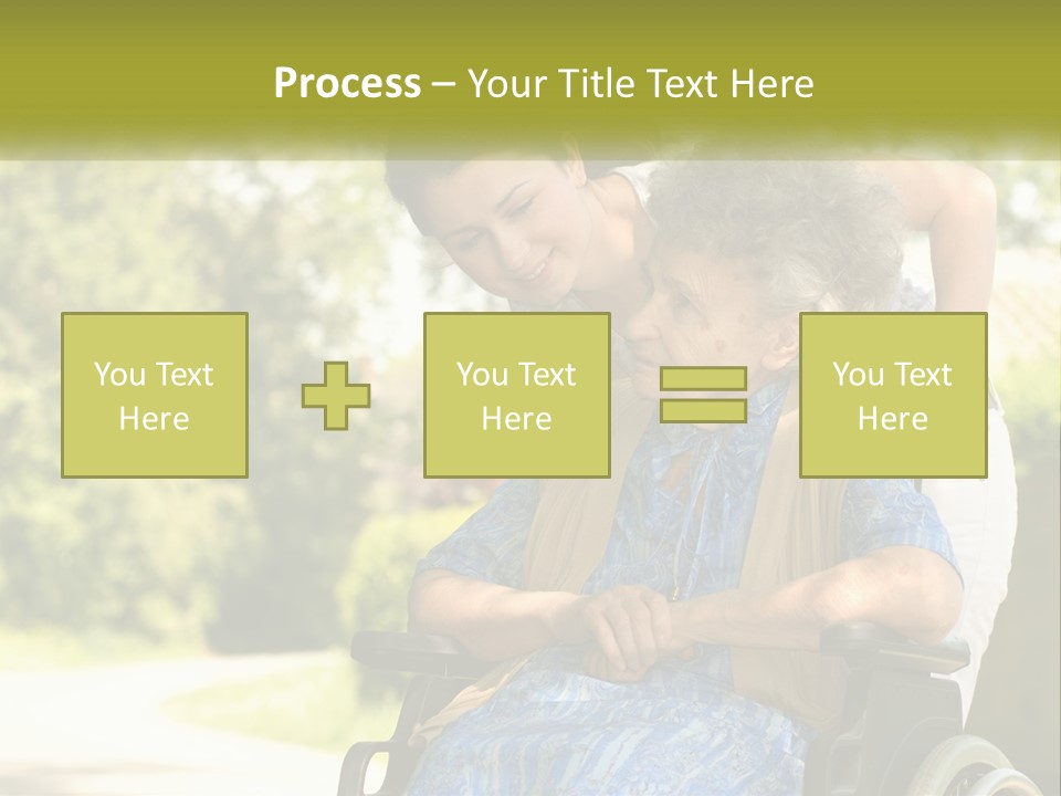 Woman Sad Older PowerPoint Template