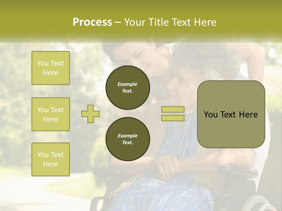 Woman Sad Older PowerPoint Template