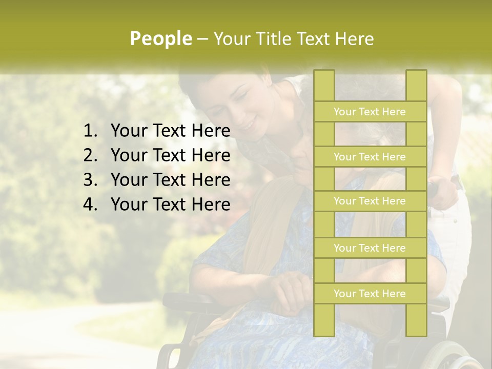 Woman Sad Older PowerPoint Template