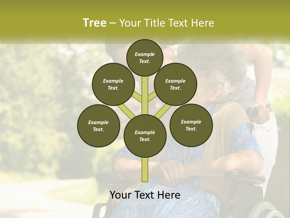 Woman Sad Older PowerPoint Template