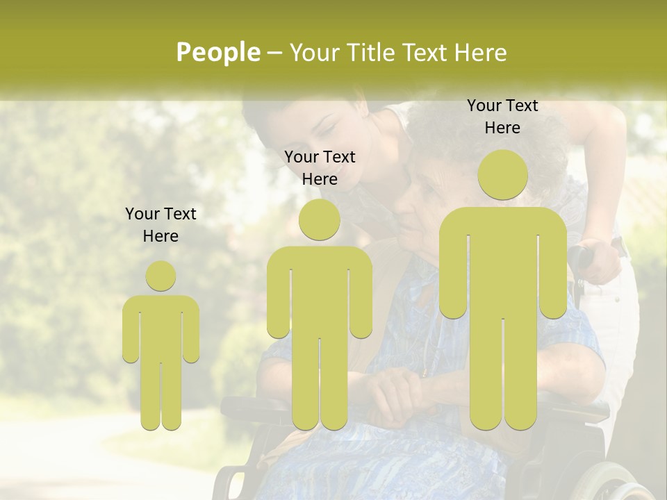 Woman Sad Older PowerPoint Template