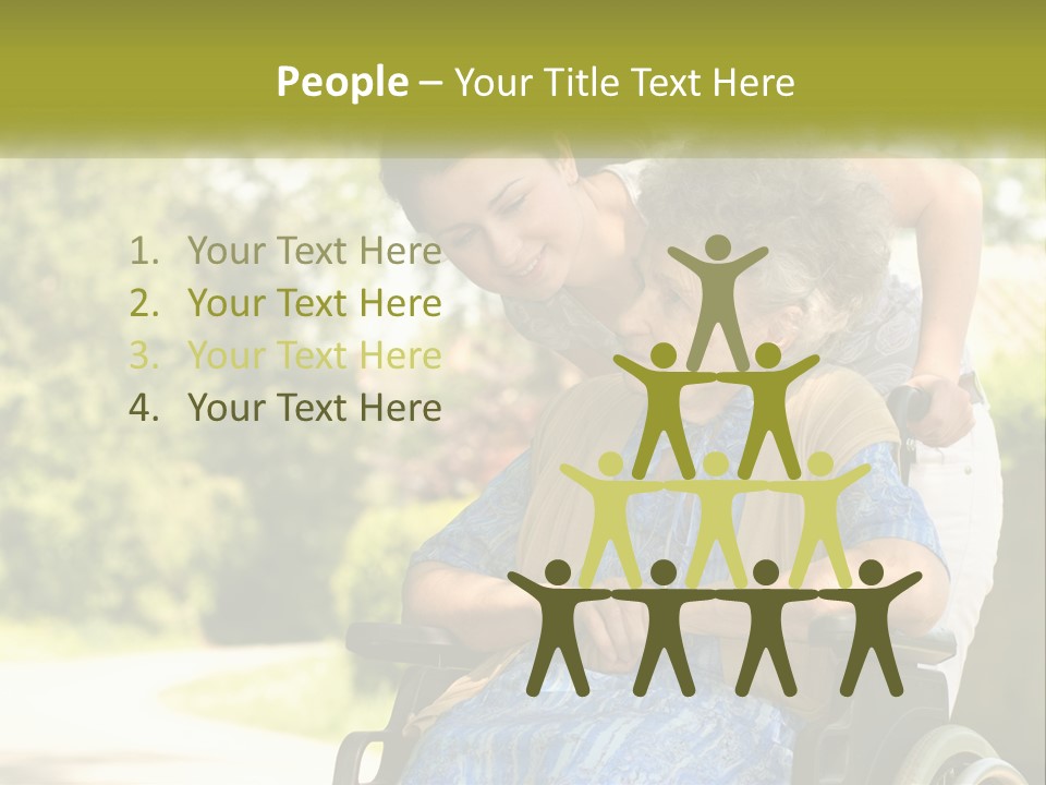 Woman Sad Older PowerPoint Template