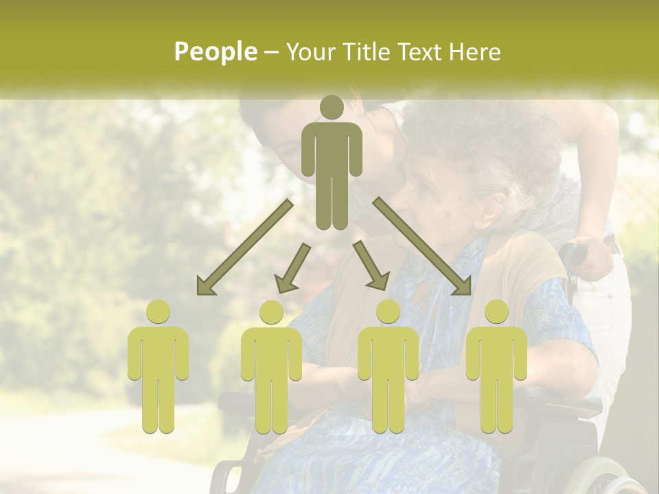 Woman Sad Older PowerPoint Template