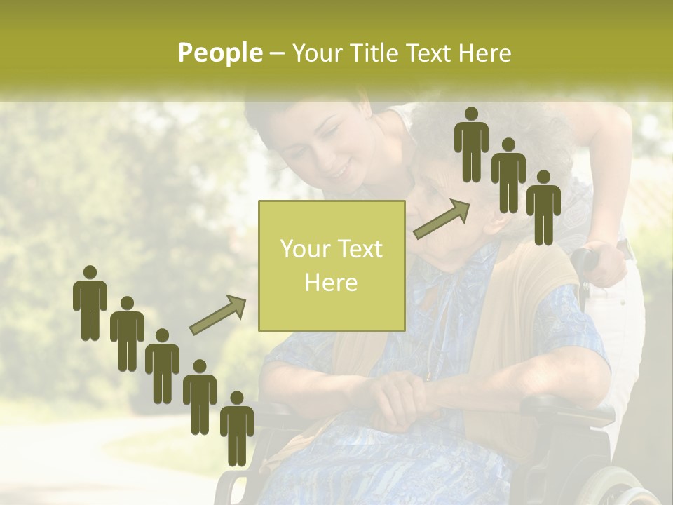 Woman Sad Older PowerPoint Template