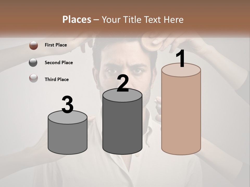 Senior Sunset Beach PowerPoint Template