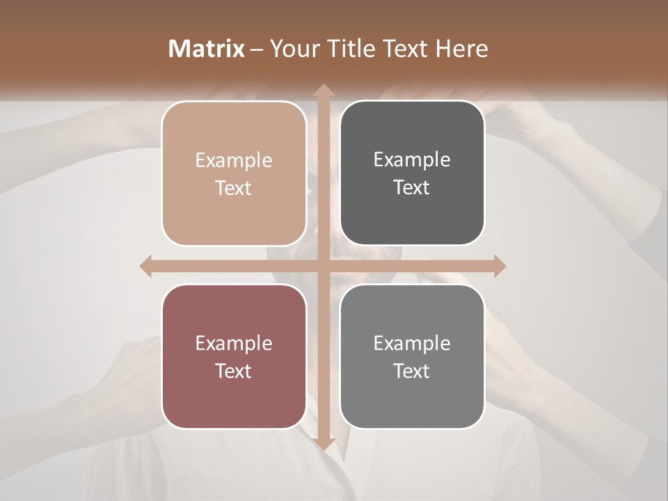 Senior Sunset Beach PowerPoint Template